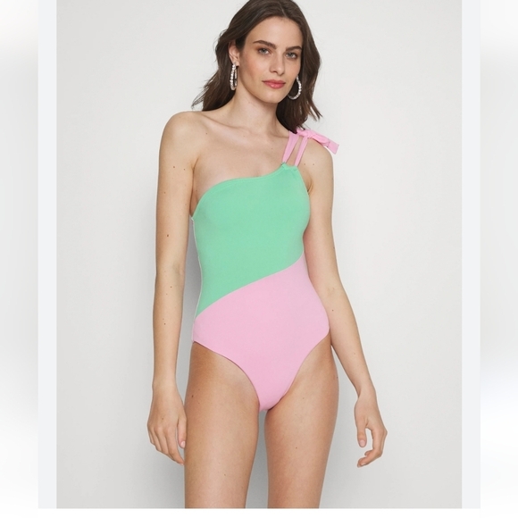 VERO MODA VMLYLA One Piece SWIMSUIT  size L - Picture 1 of 12